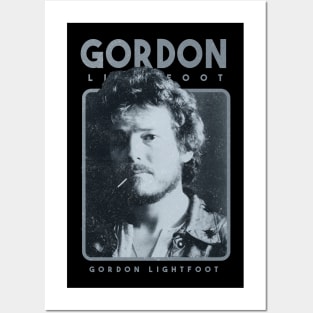 Gordon Lightfoot singer retro Posters and Art